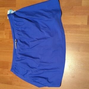 NWT Croft & Barrow plus size women's bathing suit skirt 22W periwinkle blue